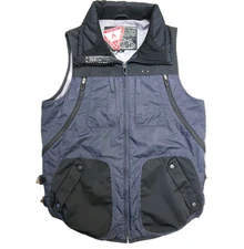 Oakley Tactical Vest Men's Small Blue Black Nitro Fuel Y2K Streetwear RARE VGC 