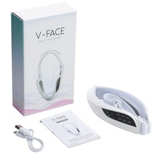 Electric Face Slimming Device Chin V Shape Lift Belt Hot Compress Pulse Massager