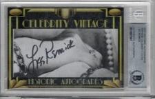 2017 HA Historic Autographs Lee Remick Vintage Celebrity Cuts CUT AUTO AUTOGRAPH