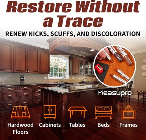 Wood Scratch Repair Kit Markers - Set of 13 - & Stain Markers,... - Picture 5 of 8