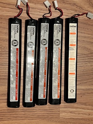 Lot of 5 Brother Genuine battery for  Brother Pocketjet 6/6Plus/3plus printer