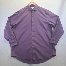 Charles Tyrwhitt Men's Classic Fit Non-Iron Long Sleeve Dress Shirt Size 17/35