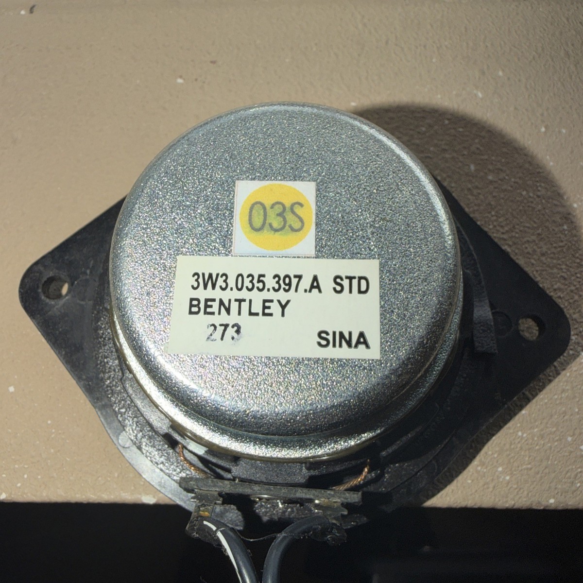 Bentley CONTINENTAL GT Flying Spur Speaker 3W3035397A OEM for sale