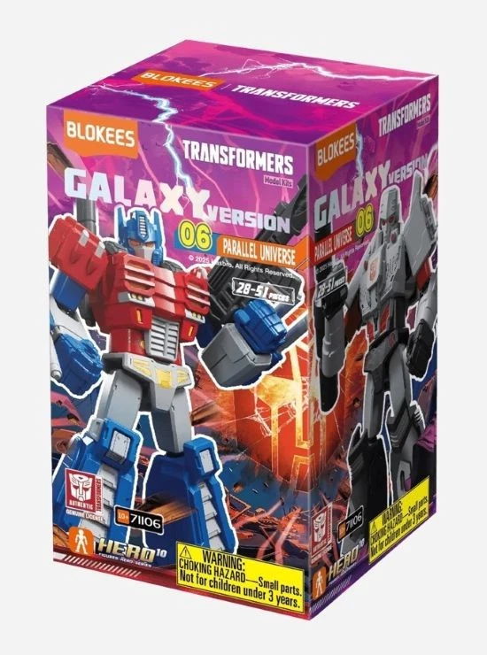 Set Completo Transformers Galaxy Vol. 3 - 9 Cajas Ciegas Selladas, Figuras De Bloques Para Montar