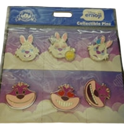 Disney Trading Pin 122471 Emoji Blitz Cheshire Cat Und White Rabbit Booster