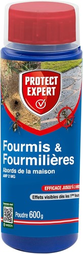 PROTECT EXPERT Gel Anti-Fourmis & Fourmilières - Tube Appât Concentré 4g - Action 12 Semaines