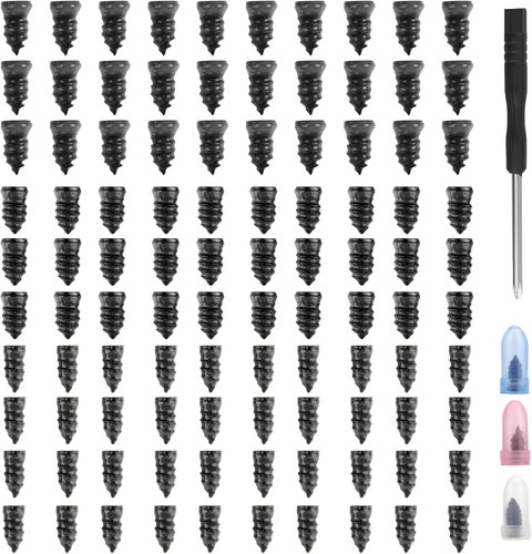 High Quality Rubber Tire Repair Nails 100PCS For 2-5mm Holes W/Tool+Box FreeShip - Picture 4 of 18