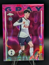 Archie Gray 2024-25 Topps Chrome UEFA RC Magenta /250 Tottenham Hotspurs Rookie
