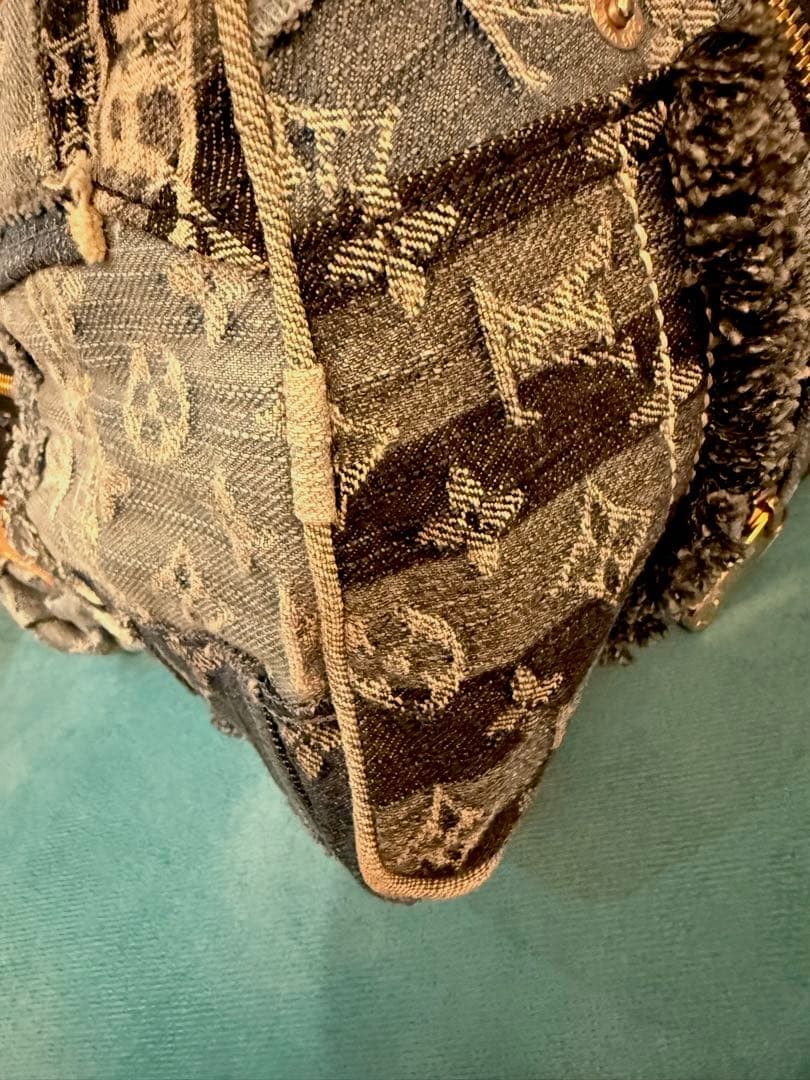 Louis Vuitton  Denim Patchwork Monogram Speedy 25… - image 7