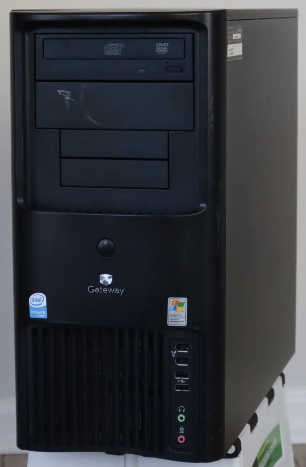 Windows XP Retro Gaming PC  Gateway E-6500 3.0GHz 4GB 256GB SSD NVIDIA GT 520 - Image 4 of 4
