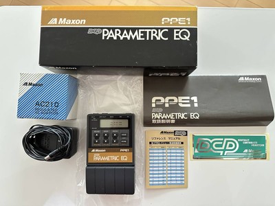  Maxon PPE1 Parametric Equalizer Collector's Condition 1980s Vintage Effects