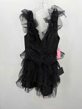 Pre-Owned Lulus Black Size Small Cocktail Short Sleeveless Dress