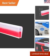 Clear Rubber Edge Trim, Self-Adhesive Transparent Edge Protector for Sheet Me...