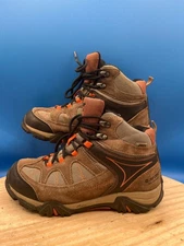 Hi-Tec Boots Womens 4 Altitude Lite Ankle Bootie Brown Orange Suede 14700442