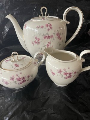 3-teiliges vintage Set  Krautheim Bavaria: Kaffeekanne Milchkännchen Zuckerdose