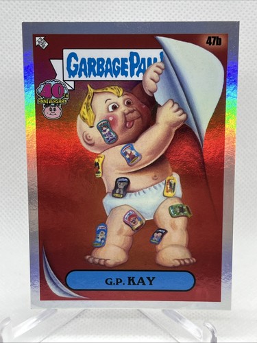 2025 THE WORST OF GARBAGE PAIL KIDS 40th ANNIVERSARY G.P. KAY 47b B-NAMEN SP