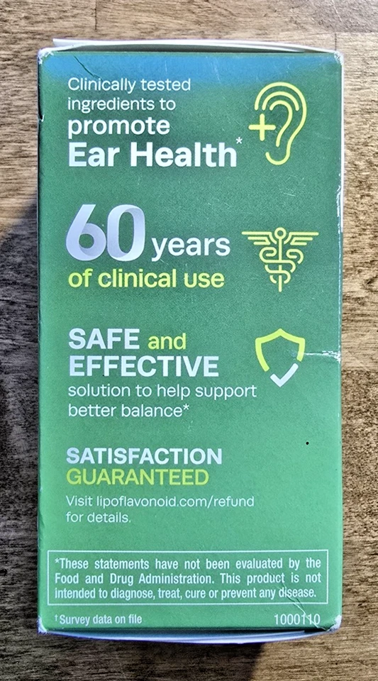 Lipo-Flavonoide Soporte Equilibrio Avanzado Reducir Mareos 30 ct Exp. La fecha varía Foto 4 de 4