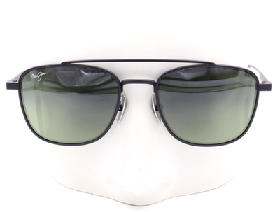New Maui Jim Kahana Aviator Matte Black Sunglasses HTS640-02