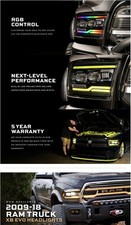 2009-2018 DODGE RAM Morimoto XB EVO LED HEADLIGHTS 5yr Warranty USA LF2-520R