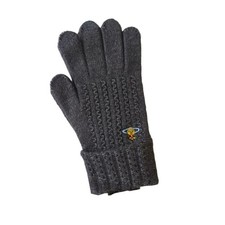 Vivienne Westwood Out Finger wool Glove Woman Mitten Japan   Dark Gray