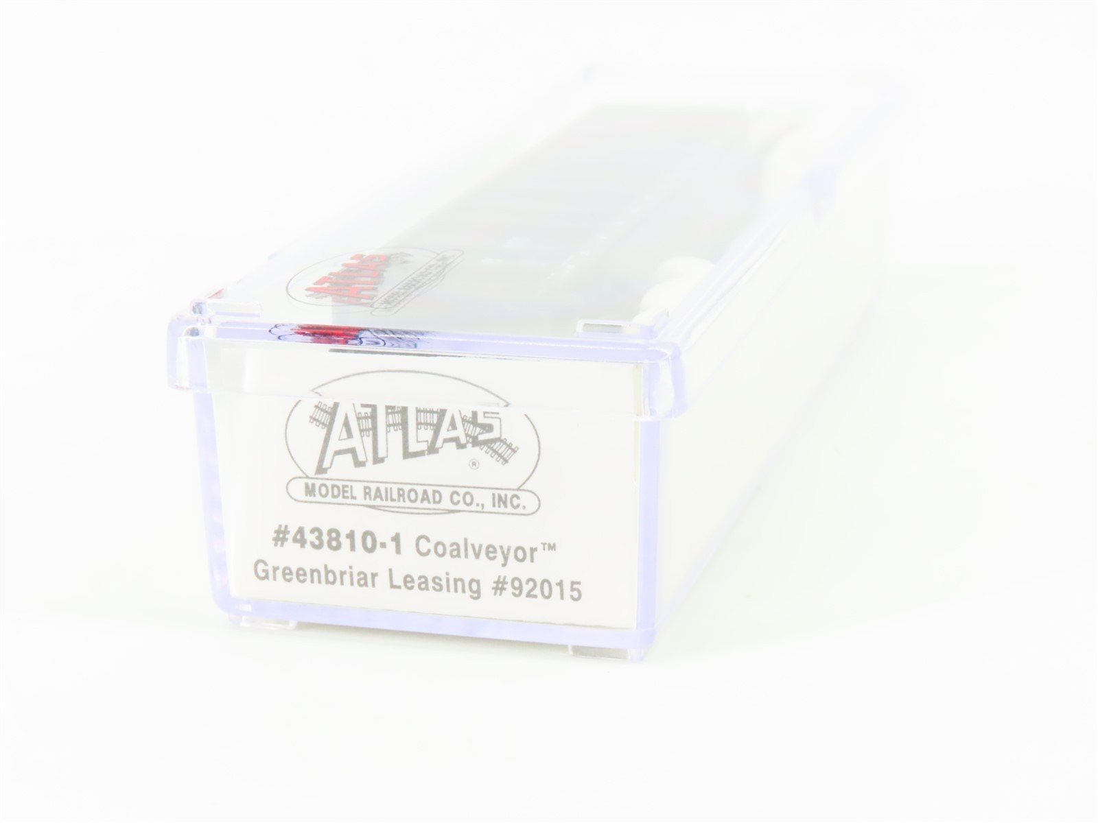 N Scale Atlas 43810-1 GBRX Greenbriar Leasing Coalveyor Hopper #92015 w/Load