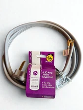 Smart Choice 6' 30 Amp 3 Wire Electric Dryer Power Cord 3-Prong NEW FREE SHIP