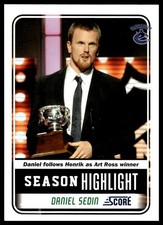 2011-12 Score #28 Daniel Sedin