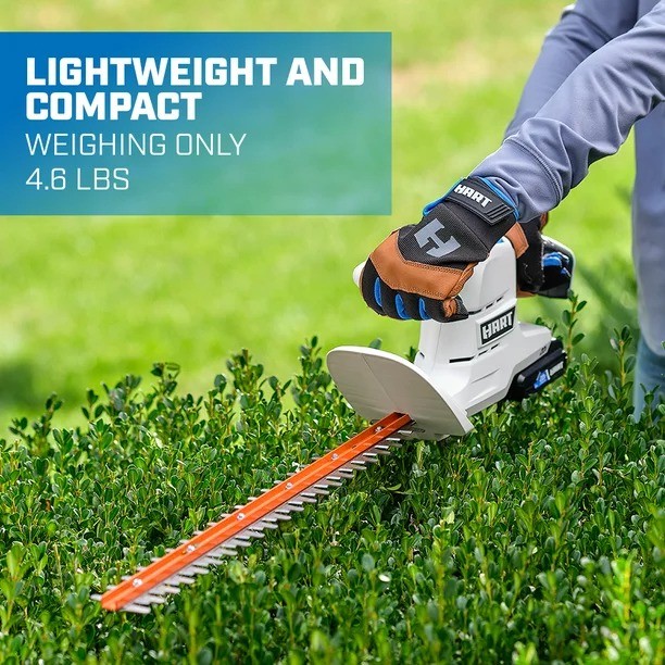 Hart HGHT041VNM 20Volt Cordless 18-Inch Hedge Trimmer
