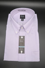 Jos A Bank Shirt Mens XXL Purple Button Down Traditional Fit Long Sleeve