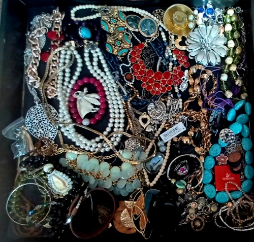 Vintage & now estate costume/fashion bulk Jewelry lot KRAMER/COLDWATER CREEK/LC+
