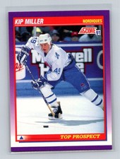 1991-92 Score American #384 Kip Miller Quebec Nordiques