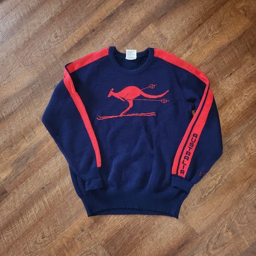 Beastie Boys MCA Adam Yauch VTG Australian Wool Sweater XL Hysport Kangaroo Ski - Picture 1 of 7