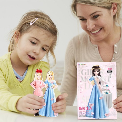 Magnetic Dress Up Princess Paper Dolls For Girls Magnetic Dress-Up Doll - Picture 7 of 12