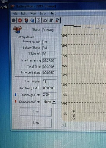 Genuine HP HSTNN-IB31 Battery 10.8V 43Wh, Fully Tested 2.5 Hours Charge - Picture 2 of 6