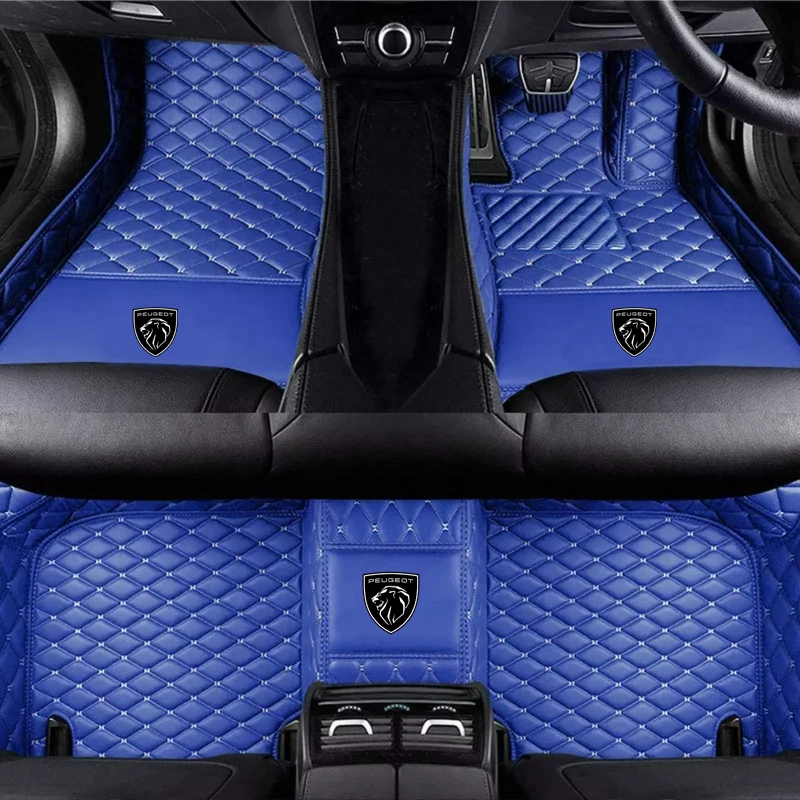 For Peugeot 2008 3008 308 5008 Car Floor Mats Custom Auto Carpet Liner Mats Foto 2 de 4