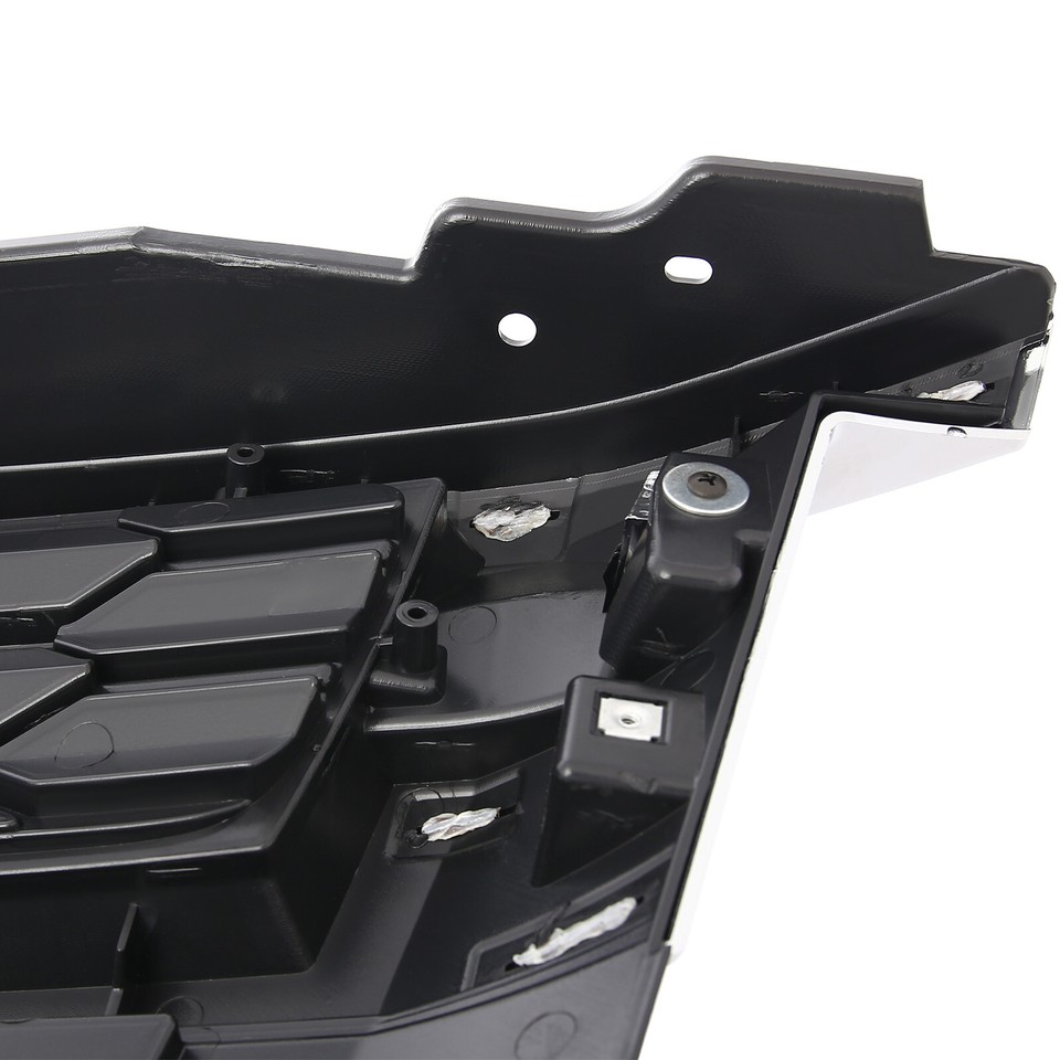 Front Upper Grille For 2015-2020 Chevrolet Tahoe/Suburban – LTZ Style – Chrome & Black – Horizontal Billet
