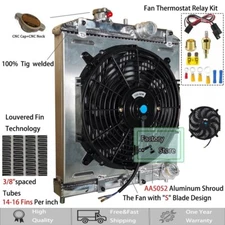 Radiator Shroud Fan Relay Kit For 1992-2000 Honda Civic Del Sol EK Integra 2-Row