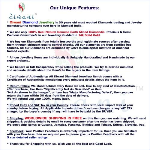 Natural 10 Si Diamonds Wedding Nose Hoop Bali Piercing Ring Pin Stud Screw 14k - 第 10/12 張圖片
