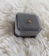 Sea Shell Design Real 21k Dubai Gold Nose Ring