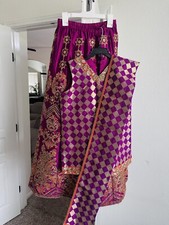 Girls 3 Piece Lengha Lengha Length 35.5 Chest 15