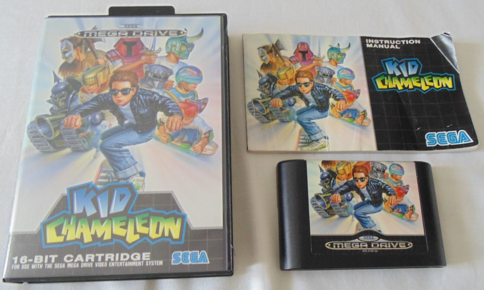 kid chameleon authentique version originale sega megadrive complet