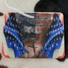 USA Flag Cross Unscented Hanging Car Air Freshener