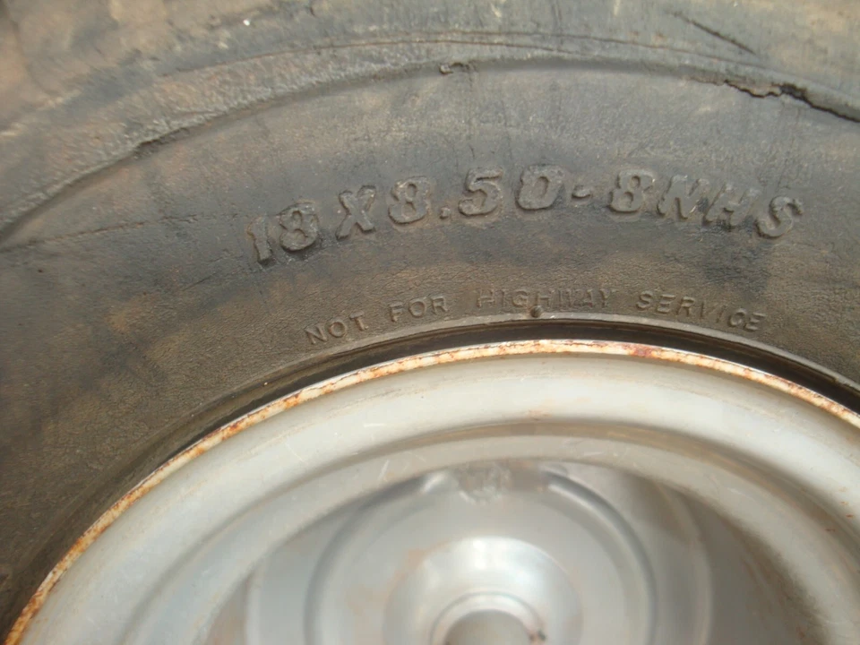 Aufsitzmäher Rasentraktor Castelgarden HONDA  MTD  MURRAY Reifen 18X8.50-8 - Bild 4 von 4