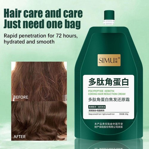 Polypeptide Keratin Coking Hair Reduction Cream Smoothing Conditioner✨s O7U Z6N2 - Picture 6 of 11