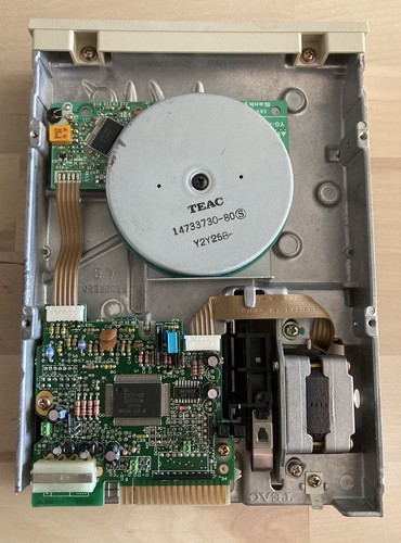 TEAC FD-55GFR 193-U 5.25" FDD FLOPPY DISKETTEN-LAUFWERK 1,2MB TESTED OK - Photo 3/3