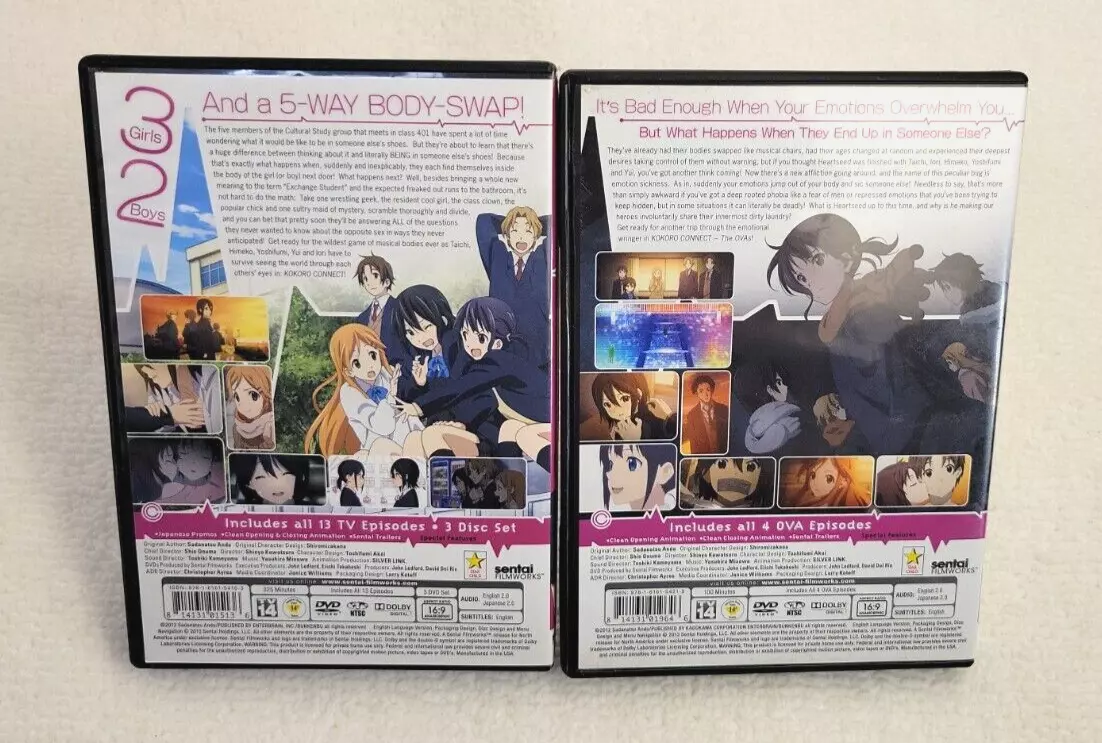 Kokoro Connect: TV Collection (DVD) for sale online