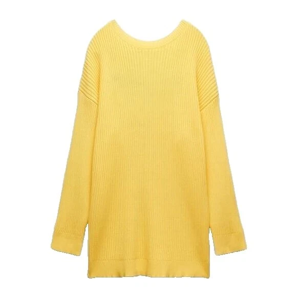 Zara Solid Sweater Dresses