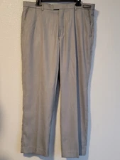 Perry Ellis Portfolio Dress Pants Mens Size 38x30 Straight Modern Comfort Waist