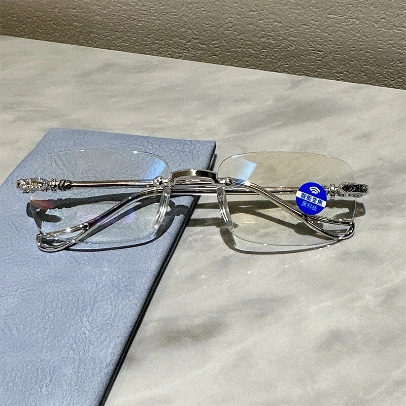 Ultralight Anti-Radiation High-Definition Frameless Reading Glasses