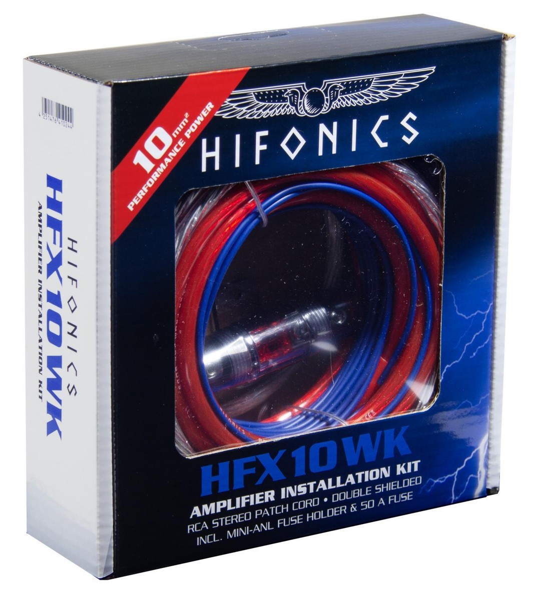 Kit Câbles Alimentation ETON PCC 10 - 10mm² OFC Avec Fusibles Pour Ampli Auto Et Subwoofer
